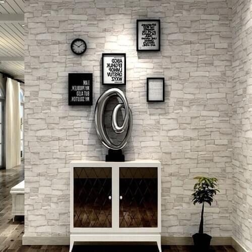 Wellyu 3d Stone PVC mural For Walls Home Decor Faux Bricks Texture Wall Papers For Living Room Restaurant Cloth Barber shop