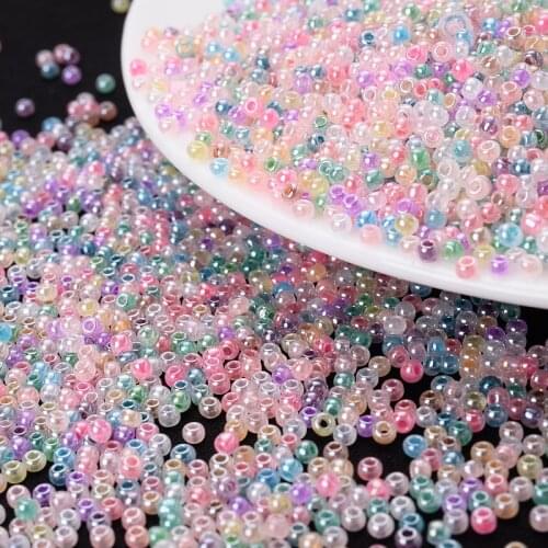 2mm 1000Pcs/Lot Charm Czech Glass Seed Beads Squre Loose Beads For Jewelry Making DIY Bracelet Necklace Accesories