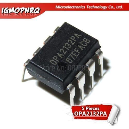 5PCS OPA2132PA OPA2134PA OPA2132 OPA2134 DIP-8 audio op amp IC chip double channel amplifier