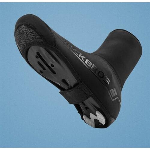 ROCKBROS Bike Shoe Cover Cycling Overshoes Boot Covers Winter Waterproof Cycling Shoe Cover Reflective Thermal Elastic Rainpro