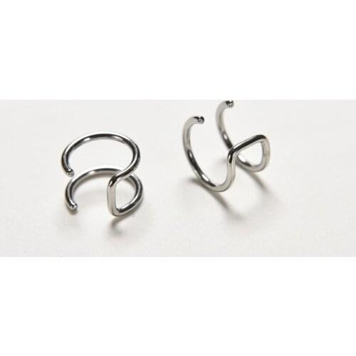 Clip-on Earrings no pierced Non-piercing earcuff Ear Clip clip earrings without piercing 1 Pair