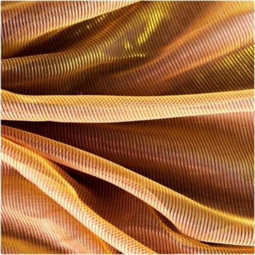 Width 57'' Simple Fashion Laser Gradient Perspective Mesh Fabric By The Half Yard For Creative Dress Background Cloth Material