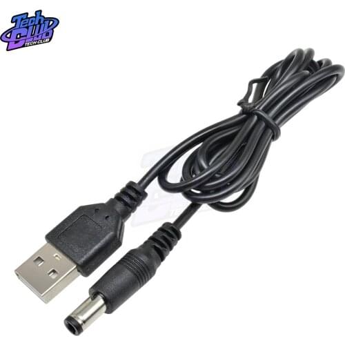 80CM 5.5X2.1MM Power Cord 0.8M Mini Male USB Charging Cable Line USB 2.0 to DC Power Supply Connector Adapter Cable Cord Line
