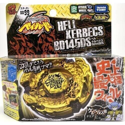 Takara tomy Beyblade Metal Battle Fusion Top BB99 Hades / Hell Kerbecs BD145DS masters 4D Spinning Top Battling Top