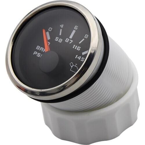 NMEA 2000 Oil Pressure Gauge 0-10 Bar/ 0-145 PSI 52mm 2 inch Oil Pressure Gauges For Marine Car Boat Auto Gauge With Backlight