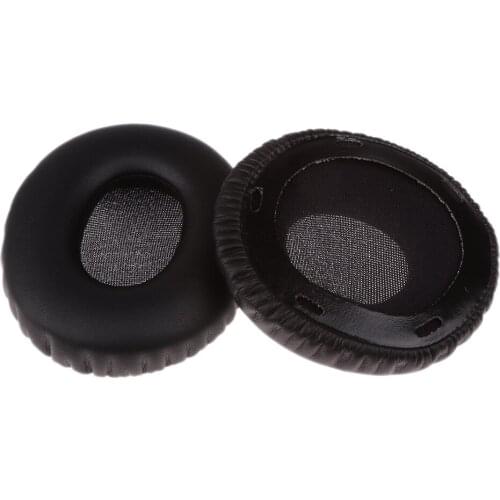 1 Pair Replacement Ear Cup Ear Pads Cushion for Sony MDR-10RC 10RC Headphone Black