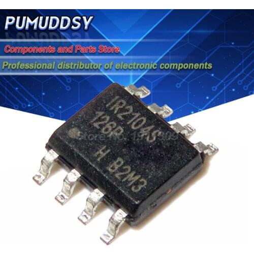 10PCS IR2104SPBF IR2104S MOSFET/IGBT driver SOP8 Package IC