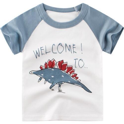 2020 Childrens T-shirts for Girls Tops Kids Tshirt Boys Dinosaur Shirts Clothes Boys T Shirt Birthday Child T-shirt for Boys