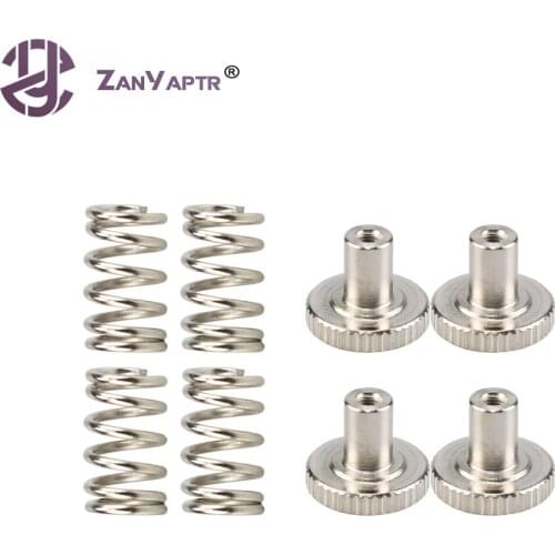 4 sets /lot 3D Printer Parts 3D Printer Accessories UM2 ULTIMAKER 2 Adjustment Nut + Springs Free Shipping