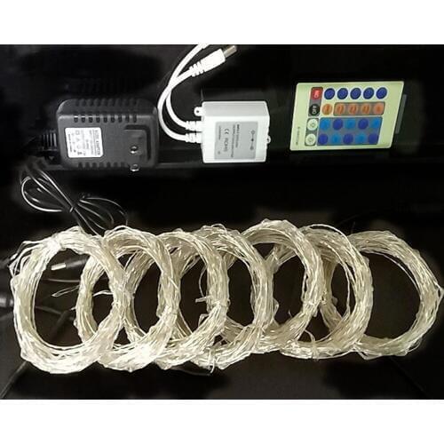 Aibik LED String Lights With Transparent Wire