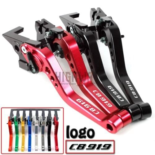 Motorcycle CNC Aluminum Brake Clutch Levers Adjustable Short Lever for Honda CB599 CB600 CB919 HORNET 1998-2007