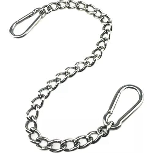 Hanging Chair Chain with 2 Carabiners, Heavy Duty Porch Swing Hammock Chain Kit,for Hammock Swings(99cm)