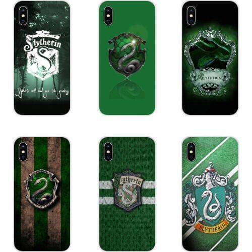 For Apple iPhone X XR XS 11Pro MAX 4S 5S 5C SE 6S 7 8 Plus ipod touch 5 6 Slytherin School Accessories Phone Cases Covers