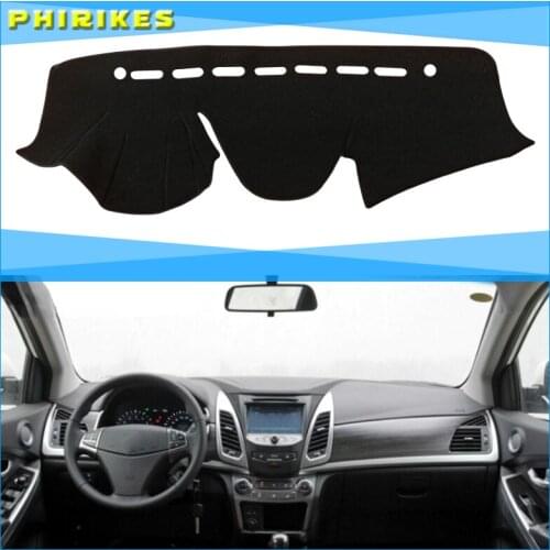 Car Dashboard Cover Dashmat For Ssangyong Korando 2014 2015 Automobile Dash Mat Sun Shade Pad Carpet Dash Board Cover