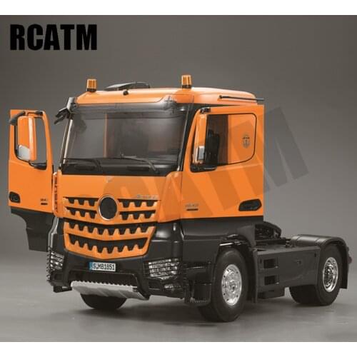 HERCULES 1:14 Scale 2 Axial RC Truck Trailer Head Movable Door for 1/14 Mercedes Benz Tamiya Tractor Actros 1843