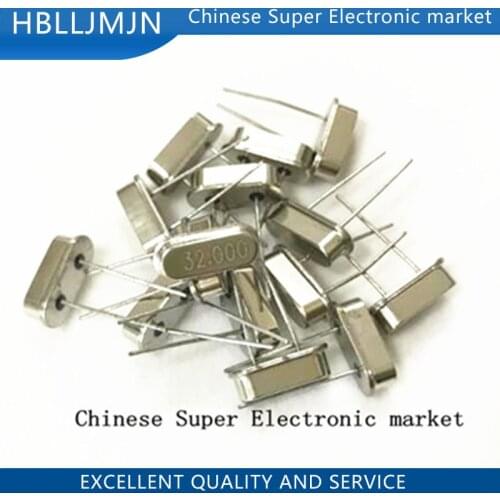 50PCS 32.000MHZ 32.000M 32M 32MHZ 32 MHZ Crystal Oscillator 49S