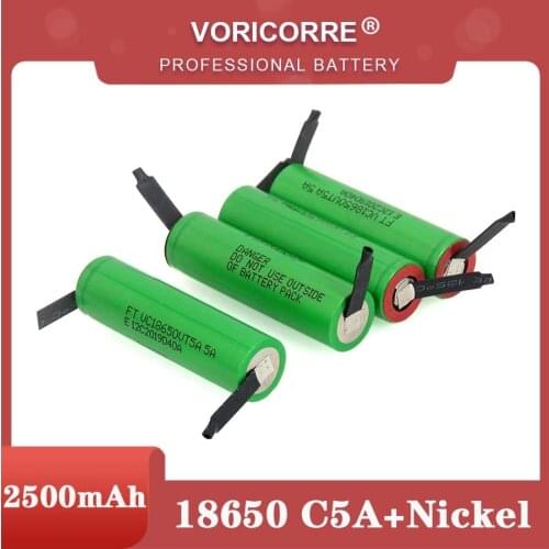 VariCore VTC5A 2600mAh 18650 Lithium Battery 30A Discharge 18650VTC5 batteries + DIY Nickel Sheets