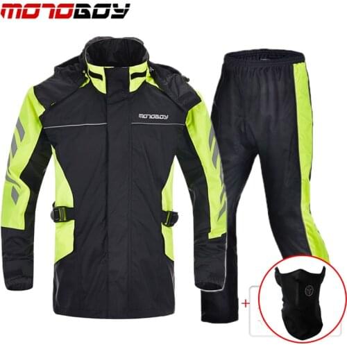 Motorcycle waterproof Raincoats sets Suits Rain Coats Outdoor Hood Motocross Raincoat Camping Fishing Rain Gear jackets
