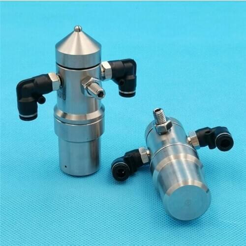 Stainless steel air atomizing nozzle,flat fan spray nozzle,water air misting sprayer,corrugate paper humidifing nozzle,misting