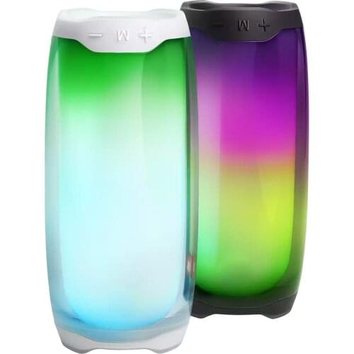 LED Light Speaker Bluetooth Waterproof Portable Stereo Sound Speakers Light Show Party IPX7 Waterproof