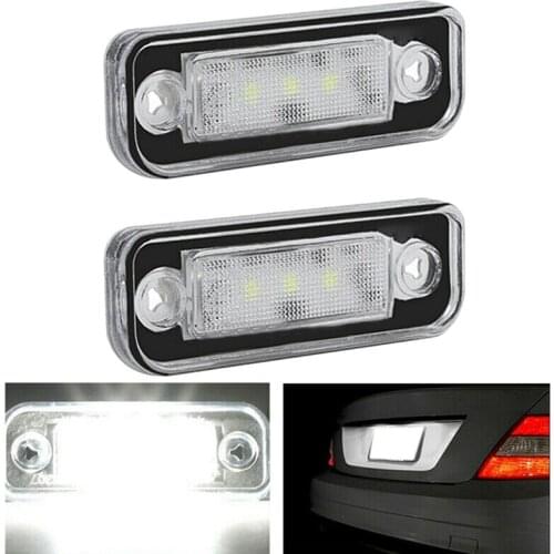 LED License Plate Light Lamp Error Free for Benz Mercedes W203 5D W211 R171 W219