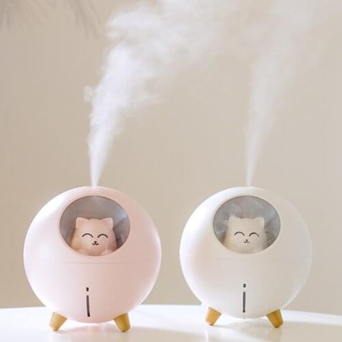 220ML Air Humidifier Ultrasonic 200ML LED Lamp USB Essential Oil Diffuser With Romantic Ligh Car Purifier Aroma Anion Mist Maker