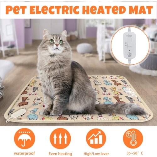 45x45/45x60cm 220V Waterproof Pet Dog Electric Heater Keep Warmer Pad Bed Mat Cat Puppy Heating Pad