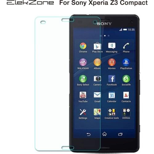 2 Pcs Tempered Glass For Sony Xperia Z3 Compact D5803 D5833 HD Screen Protection Glass for Sony Xperia Z3 mini Protective Film