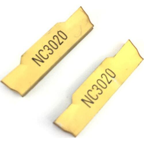 10PCS MGMN400 M NC3020 grooving carbide inserts MGMN 400 lathe cutter turning tool Parting and grooving tool Parting off