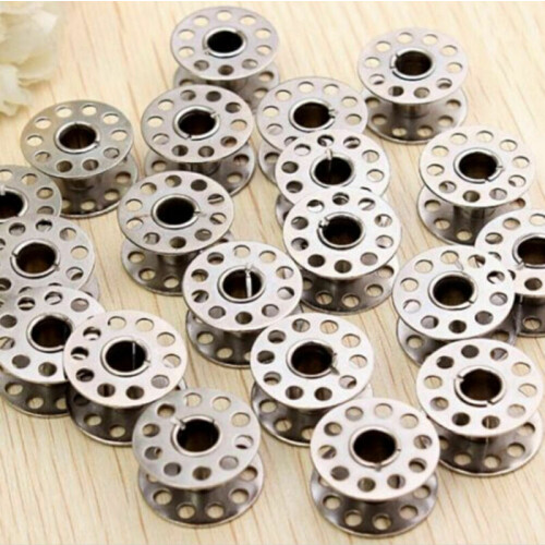 20 pcs Metal Rotary Bobbins Spool Sewing Craft Tool for Sewing Machine Sewing Threads Empty Bobbins Home Sewing Accessories