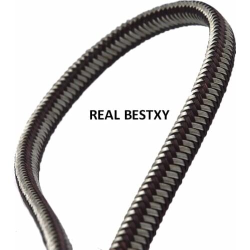 5m/lot approx: 9*6mm brown and steel color braided stainless steel cords for jewelry bracelets making steel strands wholesale