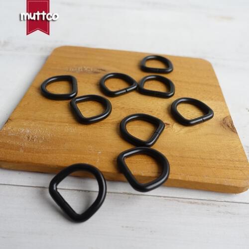 DIY for puppy cat dog collar diy parts 15mm sewing accessory D shaped clasp clip metal craft D Rings paracord sewing DK-015B