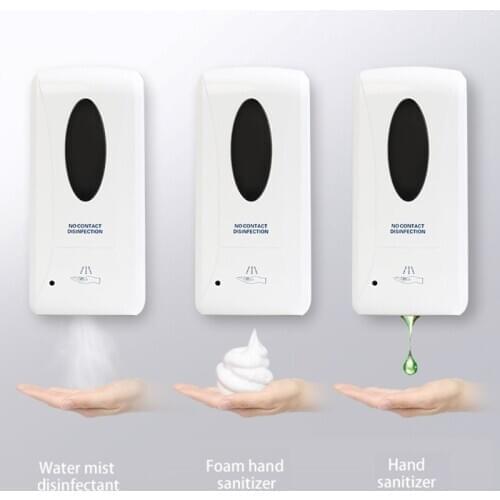 Automatic Hand Sanitizer Dispenser Alcohol Spray Machine 1000ML Touchless Touch Free Wall Mounted Motion Sensor Smart Soap