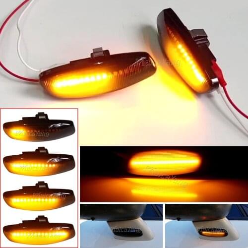 Dynamic led turn signal indicator sequential blinker light for Citroen C4 Coupe Picasso C3 C5 X7 DS3 DS4 Peugeot 207 308 RCZ