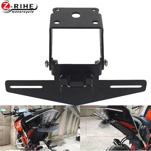For 125 250 390 390 2017 2018 2019 2020 2021 Motorcycle Fender Eliminator License Plate Bracket Holder Tidy Tail Parts