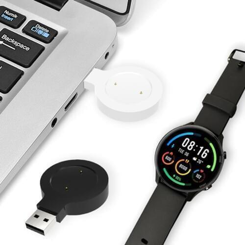 Smartwatch Dock Station Stand Charger Base Adapter USB Charging Holder Cable Cord for Xiaomi Mi Watch Color Sports Accessories