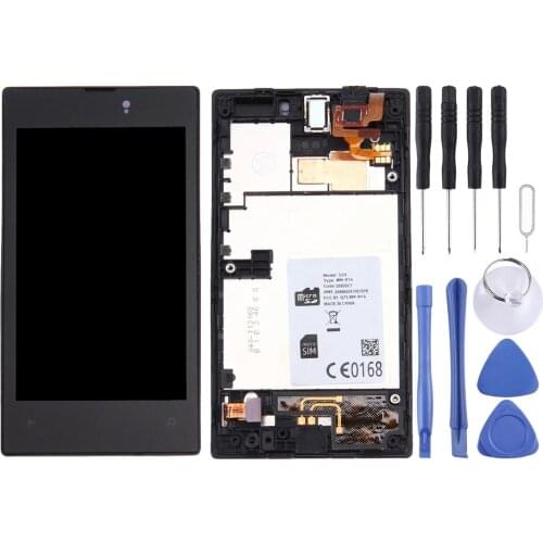 IPartsBuy for Nokia Lumia 520 LCD Display + Touch Panel with Frame