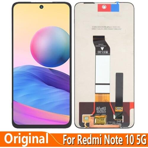 Original 6.5" For Xiaomi Redmi Note 10 5G M2103K19G LCD Dispaly Touch Digitizer Screen Assembly Replacement Parts