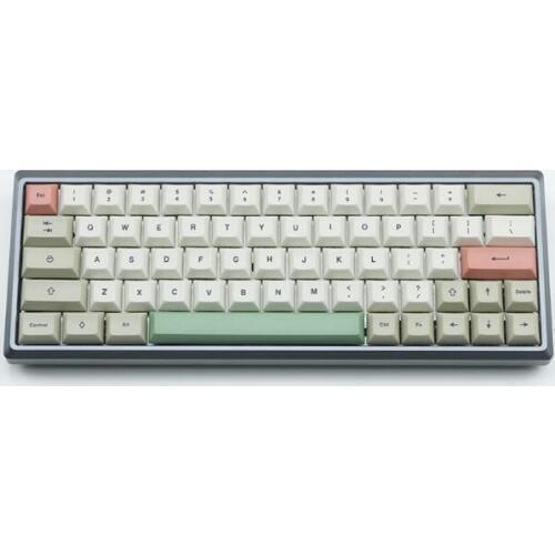 DSA keycap with dyesub printing 75 keys for gk64 68 keyboards dye sub keycaps for mechanical keyboard