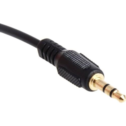 Short 30CM 3.5MM Male To Male 90 Degree Right Angled Aux Cable Line