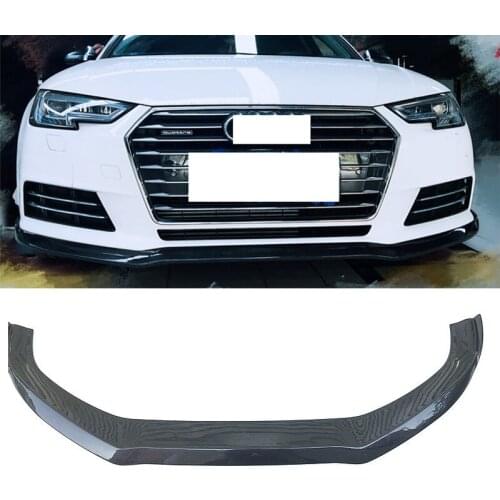Lively2021 Fit For 17-19 New Audi A4l B9 S4 Modified Carbon Fiber Front Shovel Rear Lip Small Enveloping