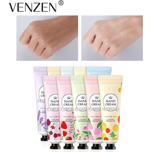 LUOFMISS 100% Plants Flower And Fruit Hand Cream Moisturizing Hydrating Nourishing Anti Chapping Whitening Hand Care