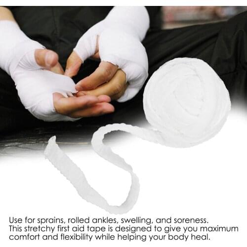 Medical Breathable Durable Elastic Mesh Bandage Ankle Sprains Swelling Soreness First Aid Tape Tearing Without Scissors Portable