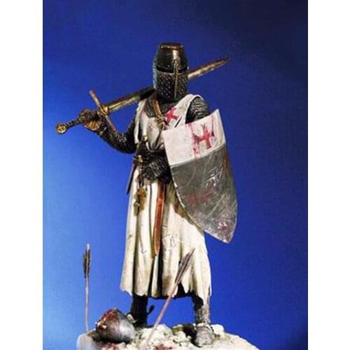 1/18 Resin Model Building Kit Figure Knights Templar