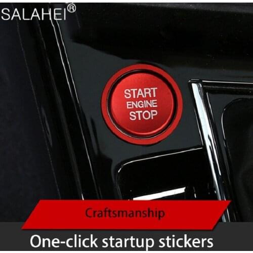 New Car Styling Engine Start Button Stop Ring Decoration Interior Accessories Case For Volkswagen CC VW Teramont Car Trim Cover