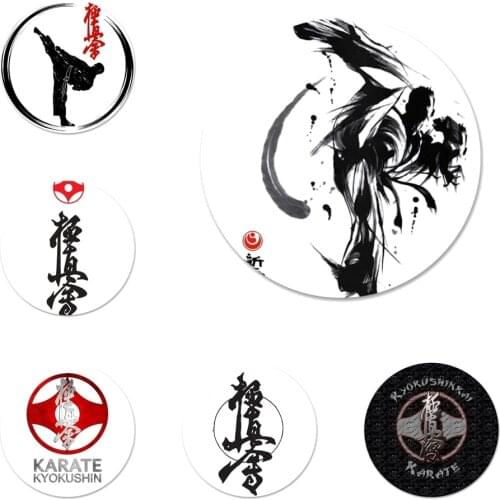 Oyama Kyokushin Karate Badge Brooch Pin Accessories For Clothes Backpack Decoration gift