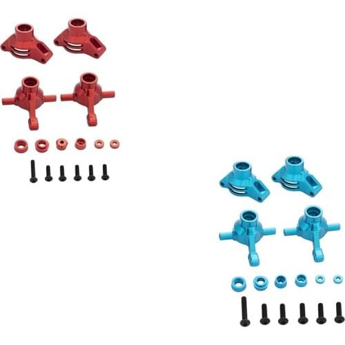 Aluminum Alloy Front Rear Knuckle Arm Steering Cup Upright Hub Carrier for 1/10 RC Car Tamiya TT02 TT-02 Parts