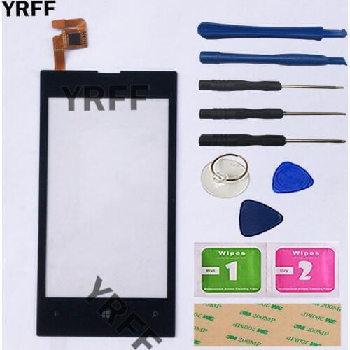 4'' Mobile Touch Screen Glass For Nokia Lumia 520 525 N520 N525 Touch Screen Digitizer Touchscreen Front Glass Lens Panel Tools