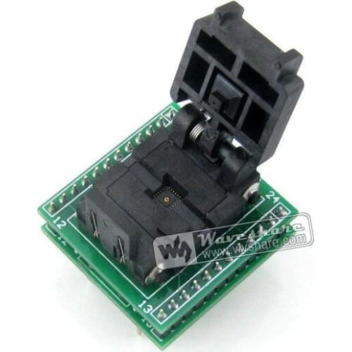 Plastronics IC Test Socket & Programming Adapter QFN24 TO DIP24 (B) for QFN24 MLF24 MLP24 package IC 0.5mm pitch 24pins