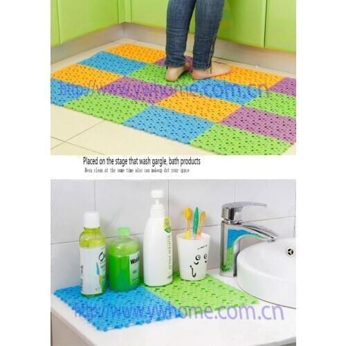 Water massage bath shower toilet mat eat mat insulation pad free joining together bath mat [$1.5 OFF for second item]